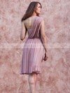 A-line One Shoulder Chiffon Short/Mini Ruffles Bridesmaid Dresses #02017657