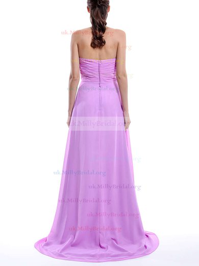 A-line Sweetheart Chiffon Floor-length Sleeveless Bridesmaid Dresses #01012429