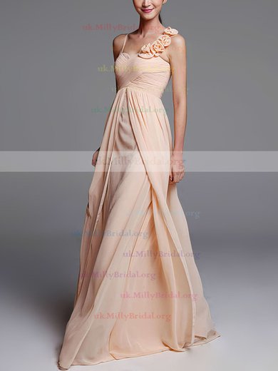 Discounted Sheath/Column Sweetheart Ruffles Chiffon Bridesmaid Dresses #UKM01012489