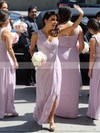 Coolest Chiffon Ankle-length Split Front One Shoulder Bridesmaid Dress #UKM01012769