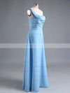 Sheath/Column Ruffles Chiffon Ladies One Shoulder Bridesmaid Dress #UKM01012828