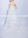 New Arrival A-line Sweetheart Tulle with Beading Asymmetrical High Low Wedding Dresses #UKM00022891