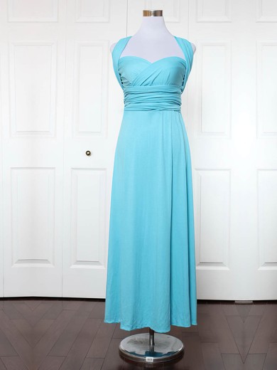 Jersey Sweetheart Empire Ankle-length with Ruffles Bridesmaid Dresses #UKM01013172