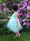 Empire Halter Tulle Knee-length Ruffles Flower Girl Dresses #UKM01031856