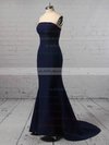 Trumpet/Mermaid Strapless Jersey Floor-length Prom Dresses #UKM020106274