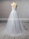 Tulle Sweetheart Ball Gown Sweep Train Sashes / Ribbons Wedding Dresses #UKM00023335