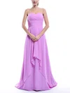 A-line Sweetheart Chiffon Floor-length Sleeveless Bridesmaid Dresses #01012429