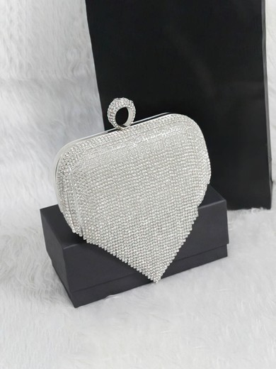 Silver Crystal/ Rhinestone Wedding Crystal/ Rhinestone Handbags #UKM03160004