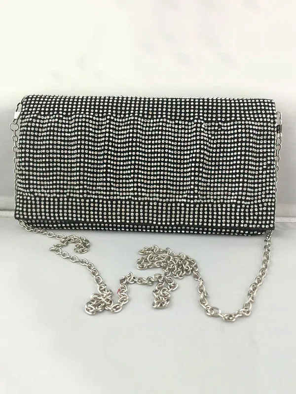Gold Crystal/ Rhinestone Wedding Crystal/ Rhinestone Handbags #UKM03160014