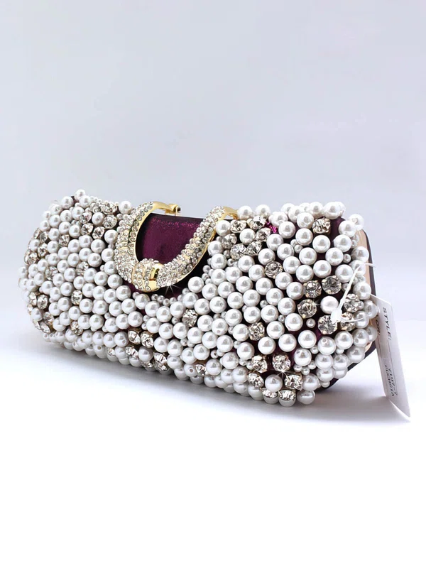 Black Pearl Wedding Rhinestone Handbags #UKM03160030