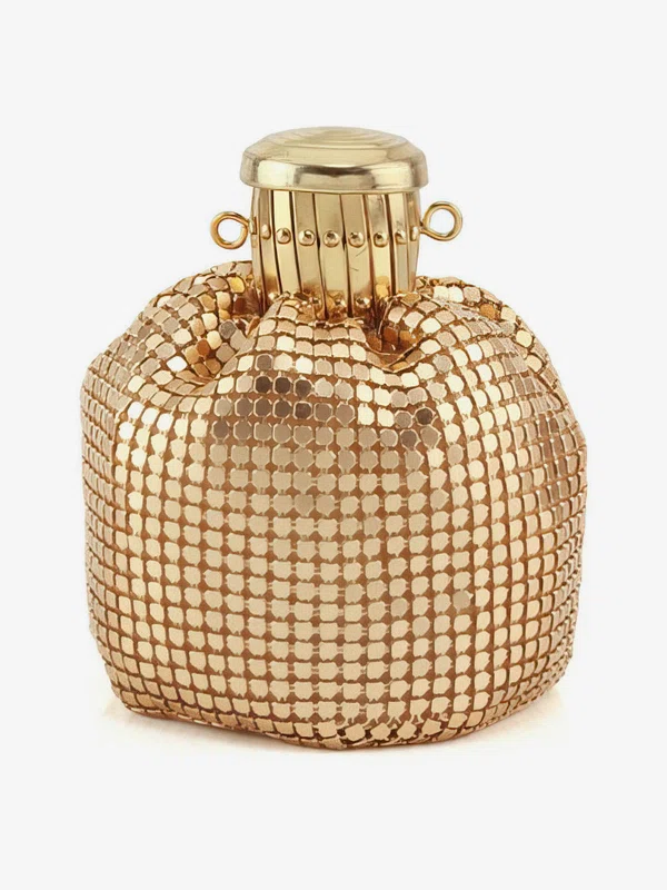 Silver Fabric Casual&Shopping Beading Handbags #UKM03160042