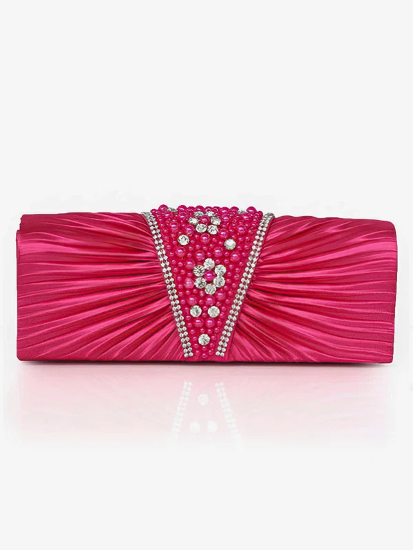 Black Silk Wedding Crystal/ Rhinestone Handbags #UKM03160048