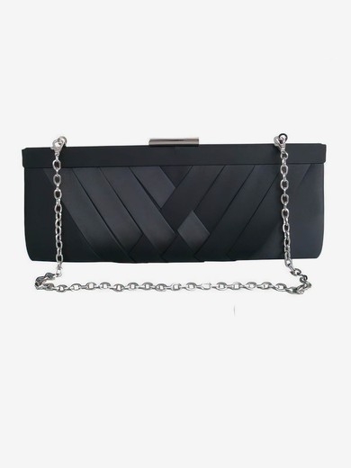 Black Silk Casual&Shopping Metal Handbags #UKM03160065