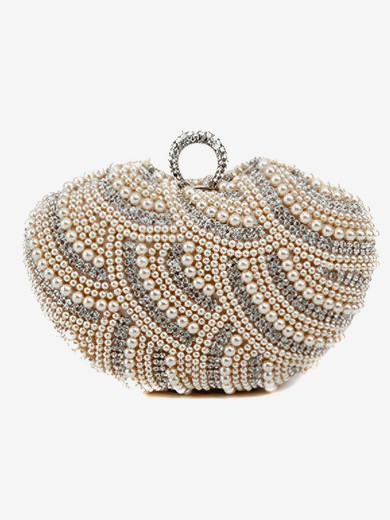 Black Polyester Wedding Crystal/ Rhinestone Handbags #UKM03160077