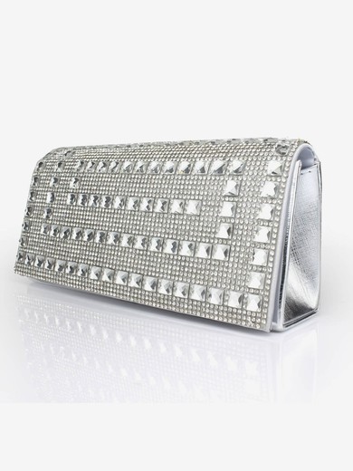 Black PU Wedding Crystal/ Rhinestone Handbags #UKM03160089