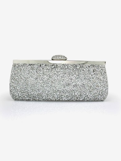 Black Silk Wedding Crystal/ Rhinestone Handbags #UKM03160103