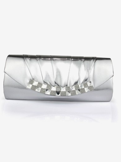 Black PU Wedding Crystal/ Rhinestone Handbags #UKM03160104