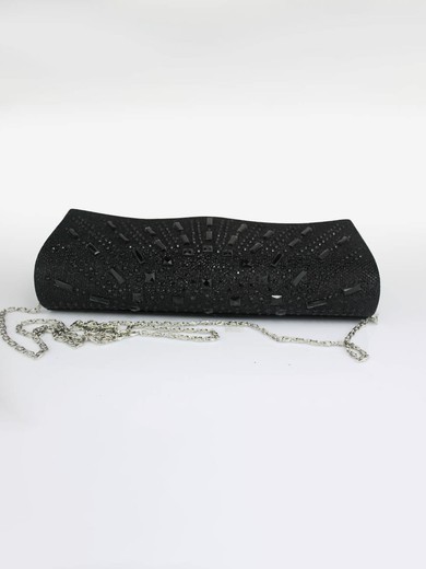 Black Silk Wedding Crystal/ Rhinestone Handbags #UKM03160108
