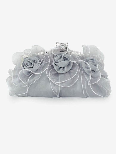 Black Silk Wedding Flower Handbags #UKM03160121
