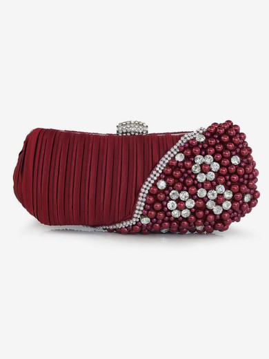 Black Silk Wedding Crystal/ Rhinestone Handbags #UKM03160122