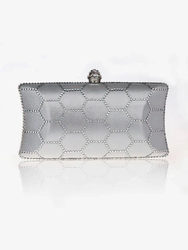 Black Polyester Wedding Beading Handbags #UKM03160185
