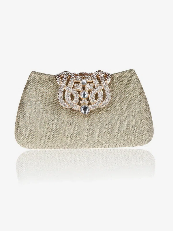 Black Cloth Wedding Crystal/ Rhinestone Handbags #UKM03160187