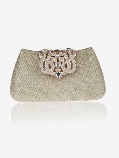Black Cloth Wedding Crystal/ Rhinestone Handbags #UKM03160187