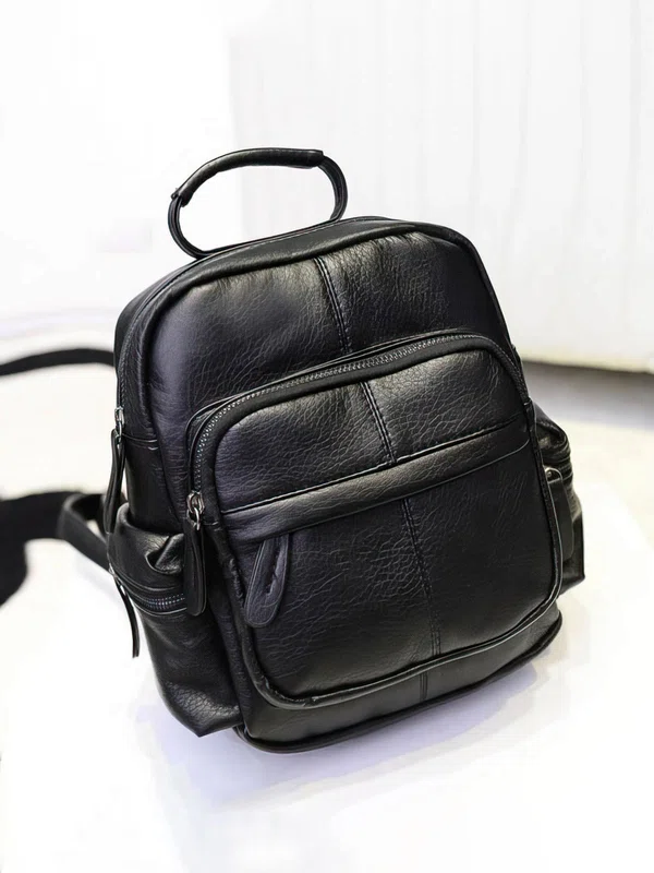 Black PU Casual & Shopping Handbags #UKM03160135