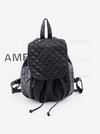 Black PU Casual & Shopping Handbags #UKM03160142
