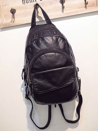 Black PU Casual & Shopping Handbags #UKM03160147