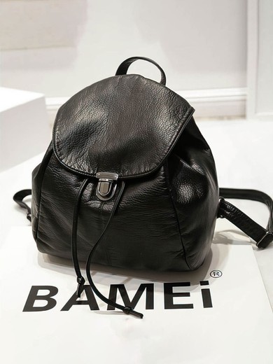 Black PU Casual & Shopping Metal Handbags #UKM03160152