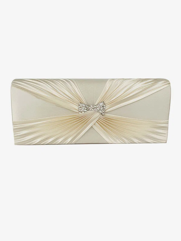 Black Silk Wedding Crystal/ Rhinestone Handbags #UKM03160201