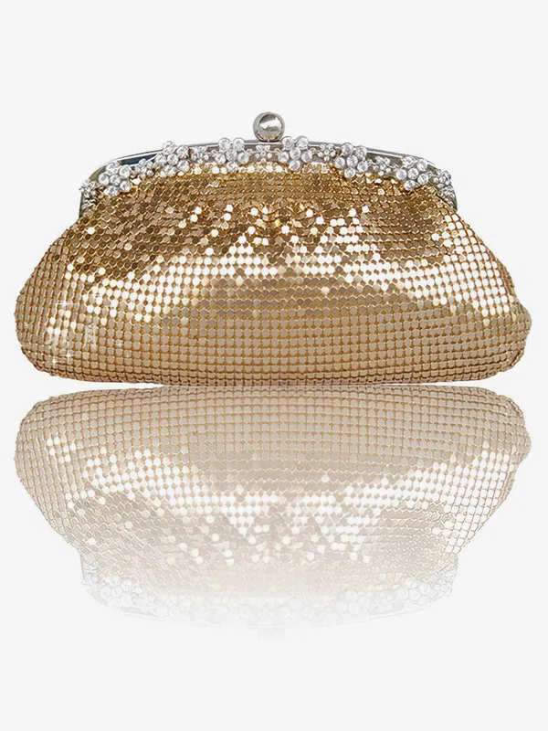Black Sequin Wedding Crystal/ Rhinestone Handbags #UKM03160225