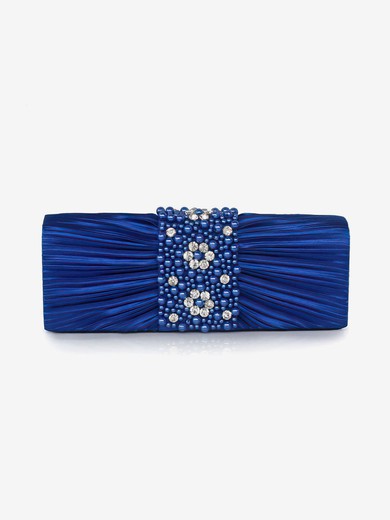 Black Silk Wedding Crystal/ Rhinestone Handbags #UKM03160236