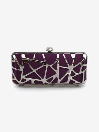 Silver Silk Wedding Metal Handbags #UKM03160242
