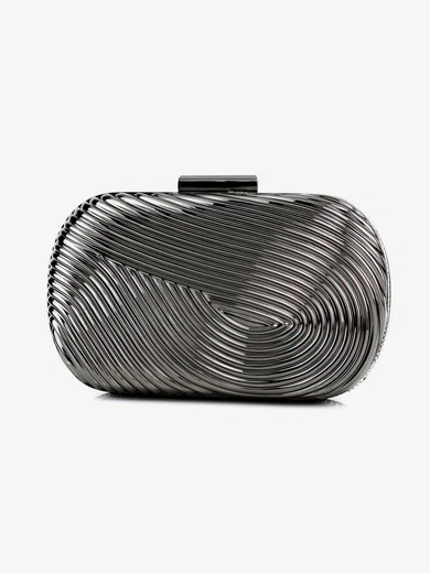 Silver Metal Office & Career Metal Handbags #UKM03160271