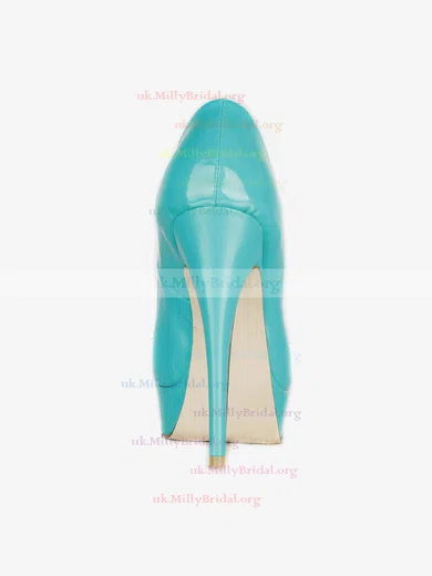 Green patent hot sale leather pumps