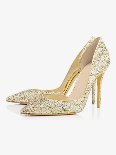 Women's Multi-color Sparkling Glitter Pumps with Sequin #UKM03030317