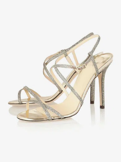 Women's Multi-color Sparkling Glitter Pumps with Buckle #UKM03030336