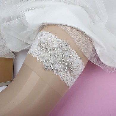 Lace Garters with Beading/Crystal #UKM03090010