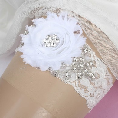 Lace Garters with Flower/Crystal #UKM03090015