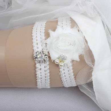 Elastics Garters with Lace/Flower/Pearl/Crystal #UKM03090033