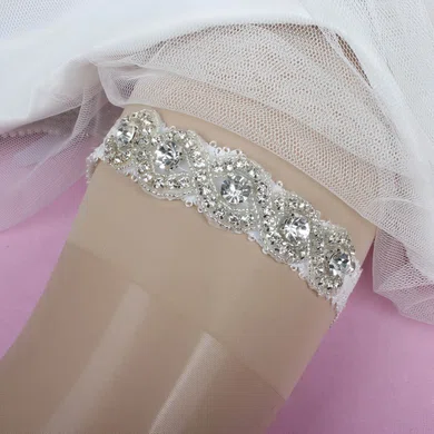 Lace Garters with Crystal #UKM03090034