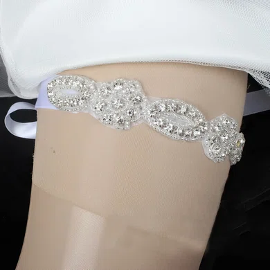 Ribbons Garters with Beading/Crystal #UKM03090050