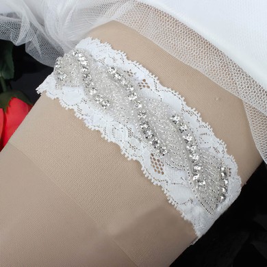 Lace Garters with Beading/Crystal #UKM03090051