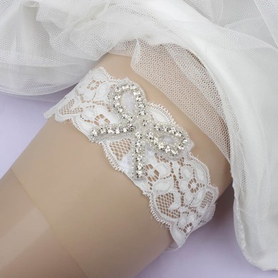 Lace Garters with Beading/Crystal #UKM03090056