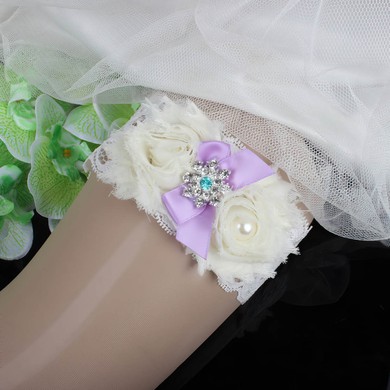 Lace Garters with Bowknot/Flower/Pearl/Crystal #UKM03090082