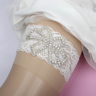 Lace Garters with Beading/Crystal #UKM03090095