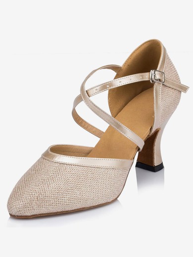 Women's Silver Sparkling Glitter Stiletto Heel Heels #UKM03030659