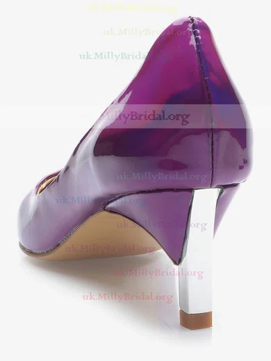 Purple kitten best sale heel pumps